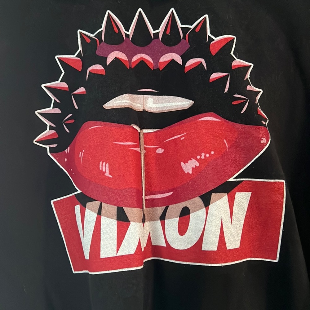 Dixxon/Vixxon Spiked Lip Hoodie